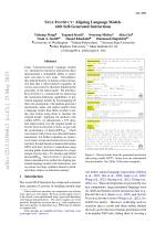 SELF-INSTRUCT: Aligning Language Models with Self-Generated Instructions