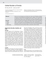 Global Burden of Stroke