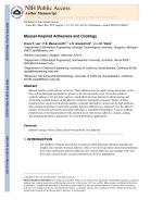 Mussel-Inspired Adhesives and Coatings