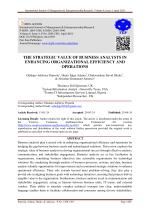 THE STRATEGIC VALUE OF BUSINESS ANALYSTS IN ENHANCING ORGANIZATIONAL EFFICIENCY AND OPERATIONS