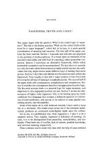 VAGUENESS, TRUTH AND LOGIC