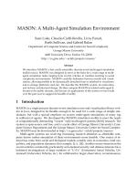 MASON: A Multi-Agent Simulation Environment