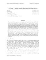 SATzilla: Portfolio-based Algorithm Selection for SAT