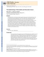 The Epidemiology of Pancreatitis and Pancreatic Cancer
