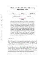 STAR: A Benchmark for Situated Reasoning in Real-World Videos