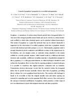 Control of graphene’s properties by reversible hydrogenation