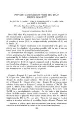 PROTEIN MEASUREMENT WITH THE FOLIN PHENOL REAGENT