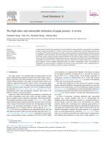 The high-value and sustainable utilization of grape pomace: A review