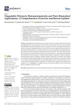 Degradable Polymeric Bio(nano)materials and Their Biomedical Applications: A Comprehensive Overview and Recent Updates