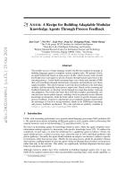AMOR: A Recipe for Building Adaptable Modular Knowledge Agents Through Process Feedback
