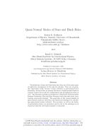 Quasi-Normal Modes of Stars and Black Holes