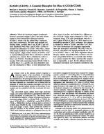 ICAM-1 (CD54): A Counter-Receptor for Mac-1 (CD11b/CD18)