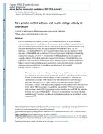 New genetic loci link adipose and insulin biology to body fat distribution