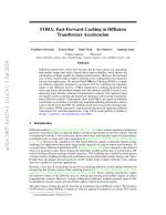 FORA: Fast-Forward Caching in Diffusion Transformer Acceleration