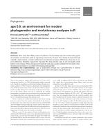 ape 5.0: an environment for modern phylogenetics and evolutionary analyses in R