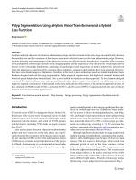 Polyp Segmentation Using a Hybrid Vision Transformer and a Hybrid Loss Function