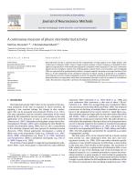 A continuous measure of phasic electrodermal activity