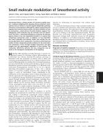 Small molecule modulation of Smoothened activity