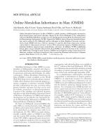 Online Mendelian Inheritance in Man (OMIM)