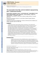 The transcription factor Myc controls metabolic reprogramming upon T lymphocyte activation