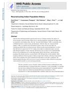 Reconstructing Indian Population History