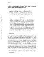 Direct Preference Optimization of Video Large Multimodal Models from Language Model Reward