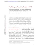 Trafficking and Proteolytic Processing of APP