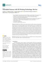 Embedded Sensors with 3D Printing Technology: Review