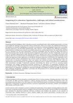 Integrating AI in education: Opportunities, challenges, and ethical considerations