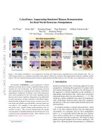 CyberDemo: Augmenting Simulated Human Demonstration for Real-World Dexterous Manipulation