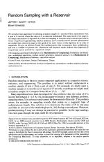 Random Sampling with a Reservoir