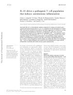 IL-23 drives a pathogenic T cell population that induces autoimmune inflammation