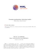 Gaussian parsimonious clustering models
