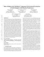 Who Validates the Validators? Aligning LLM-Assisted Evaluation of LLM Outputs with Human Preferences