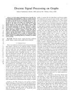 Discrete Signal Processing on Graphs