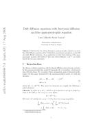Drift diffusion equations with fractional diffusion and the quasi-geostrophic equation