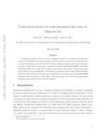Conformal prediction for multi-dimensional time series by ellipsoidal sets