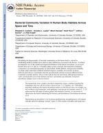 Bacterial Community Variation in Human Body Habitats Across Space and Time
