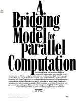 A Bridging Model for Parallel Computation
