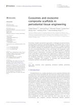 Exosomes and exosome composite scaffolds in periodontal tissue engineering