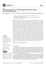 Missed Nursing Care; Prioritizing the Patient’s Needs: An Umbrella Review