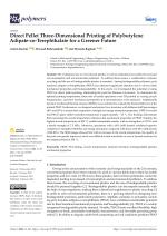 Direct Pellet Three-Dimensional Printing of Polybutylene Adipate-co-Terephthalate for a Greener Future