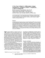 A New Gene Coding for a Differentiation Antigen Recognized by Autologous Cytolytic T Lymphocytes on HLA-A2 Melanomas