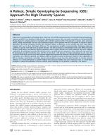 A Robust, Simple Genotyping-by-Sequencing (GBS) Approach for High Diversity Species