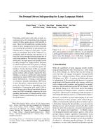 On Prompt-Driven Safeguarding for Large Language Models