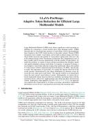 LLaVA-PruMerge: Adaptive Token Reduction for Efficient Large Multimodal Models