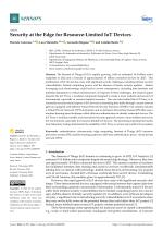 Security at the Edge for Resource-Limited IoT Devices