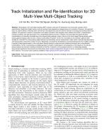 Track Initialization and Re-Identification for 3D Multi-View Multi-Object Tracking