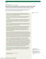 Systemic Immunomodulatory Treatments for Atopic Dermatitis Living Systematic Review and Network Meta-Analysis Update