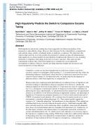 High Impulsivity Predicts the Switch to Compulsive Cocaine Taking